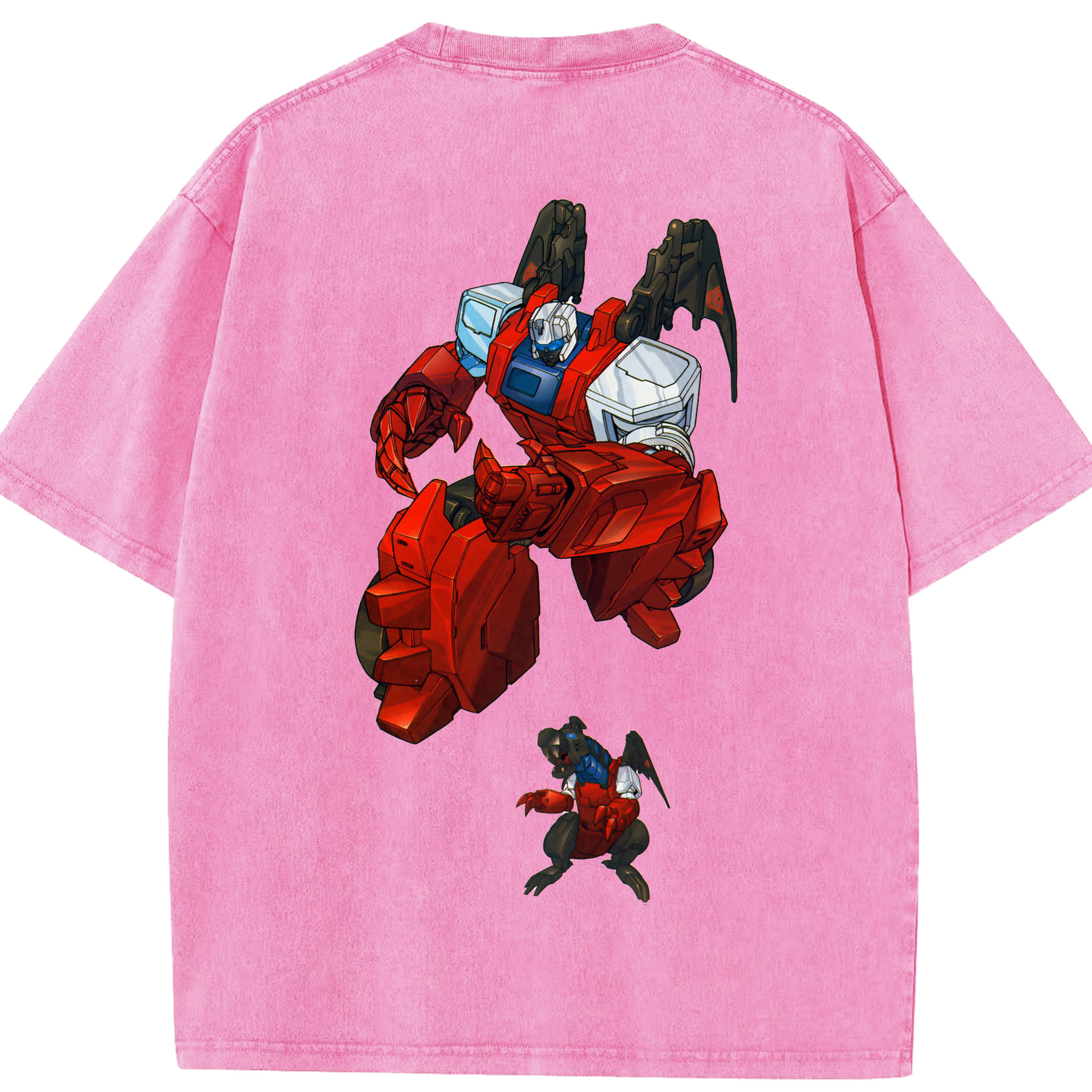 （画像用）  綿100% ヴィンテージ風 半袖Tシャツ（背面プリント）